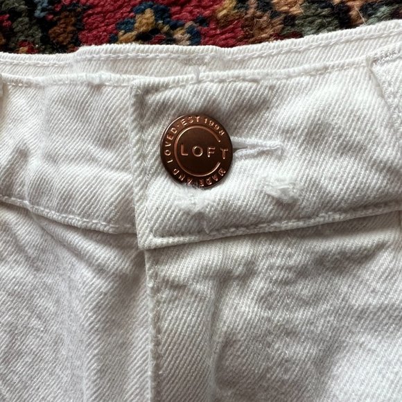 Loft High Rise Denim Shorts - Picture 5 of 13